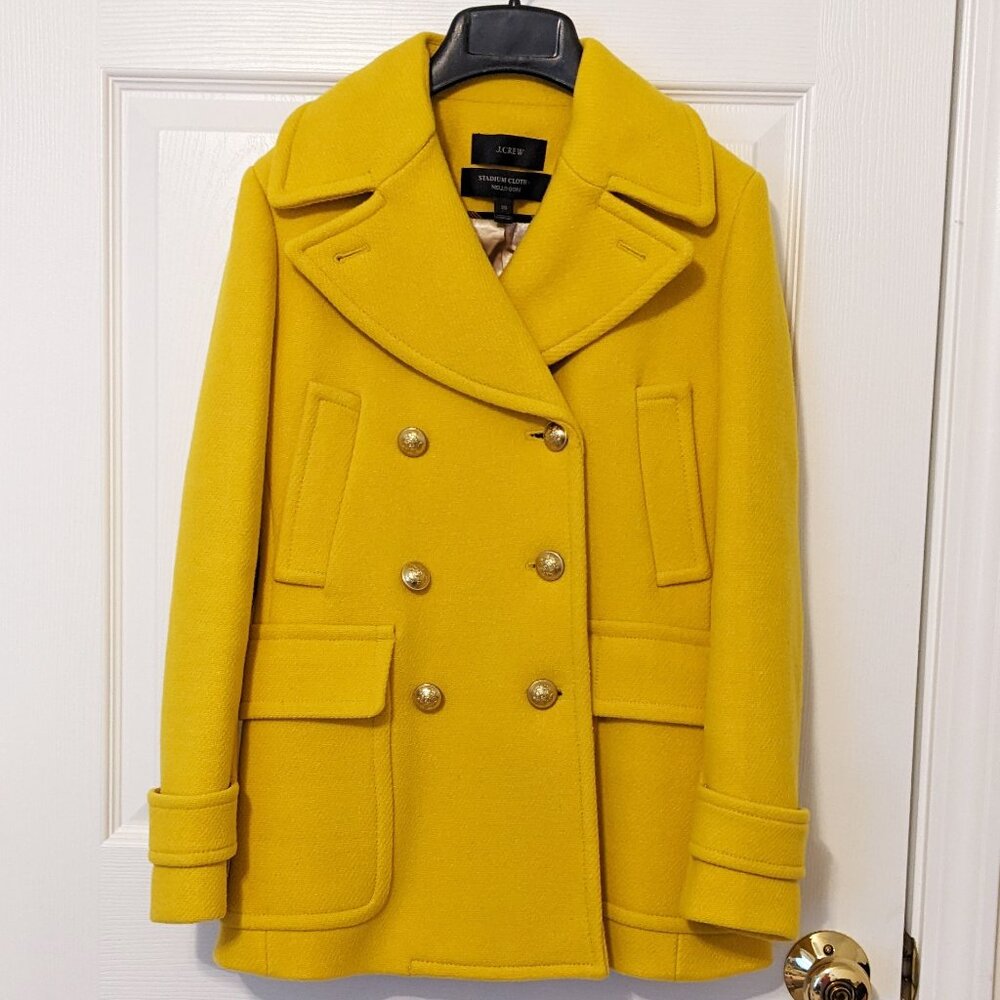 J. Crew Double-breasted Topcoat in Wool